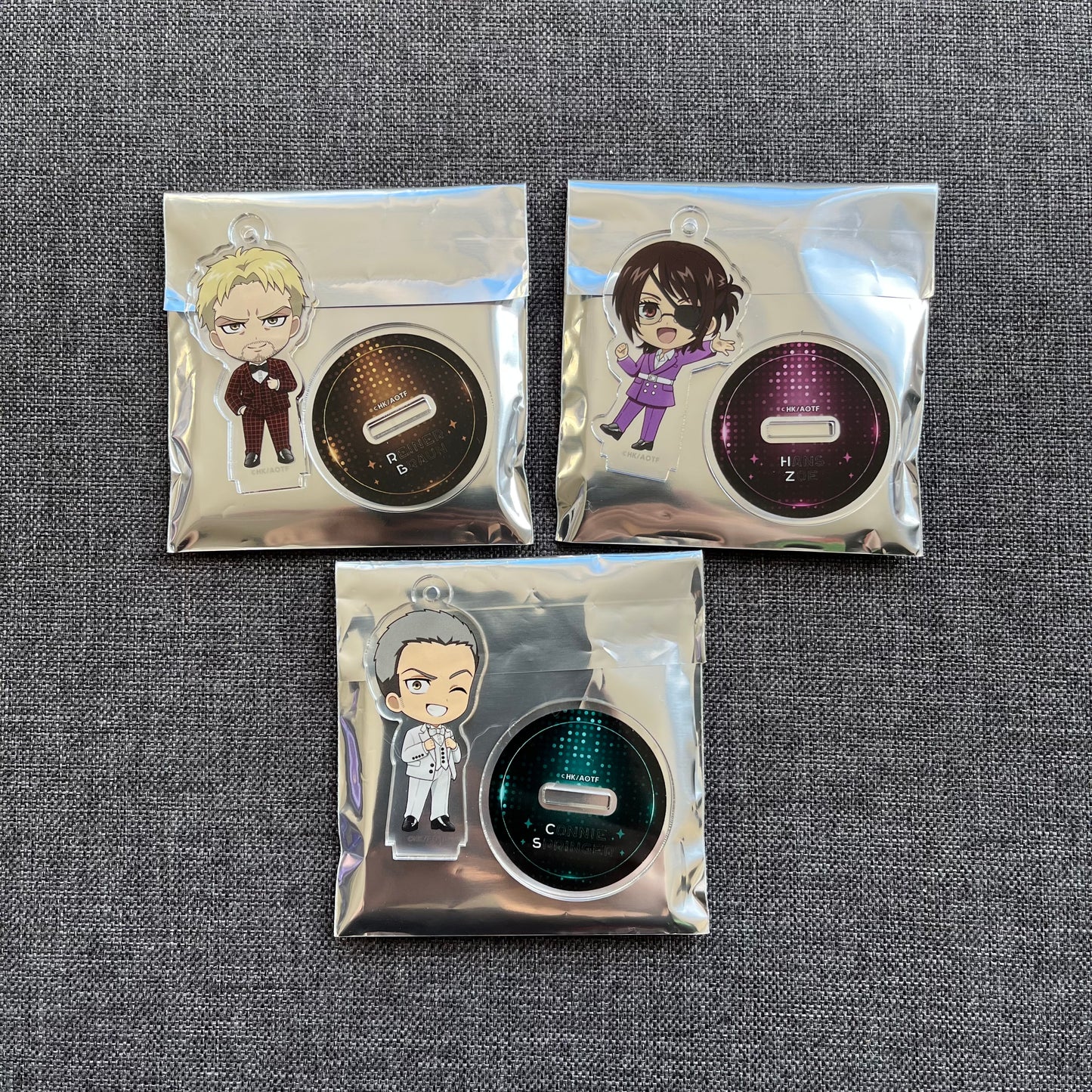 Attack On Titan Suits Acrylic Charm / Standees