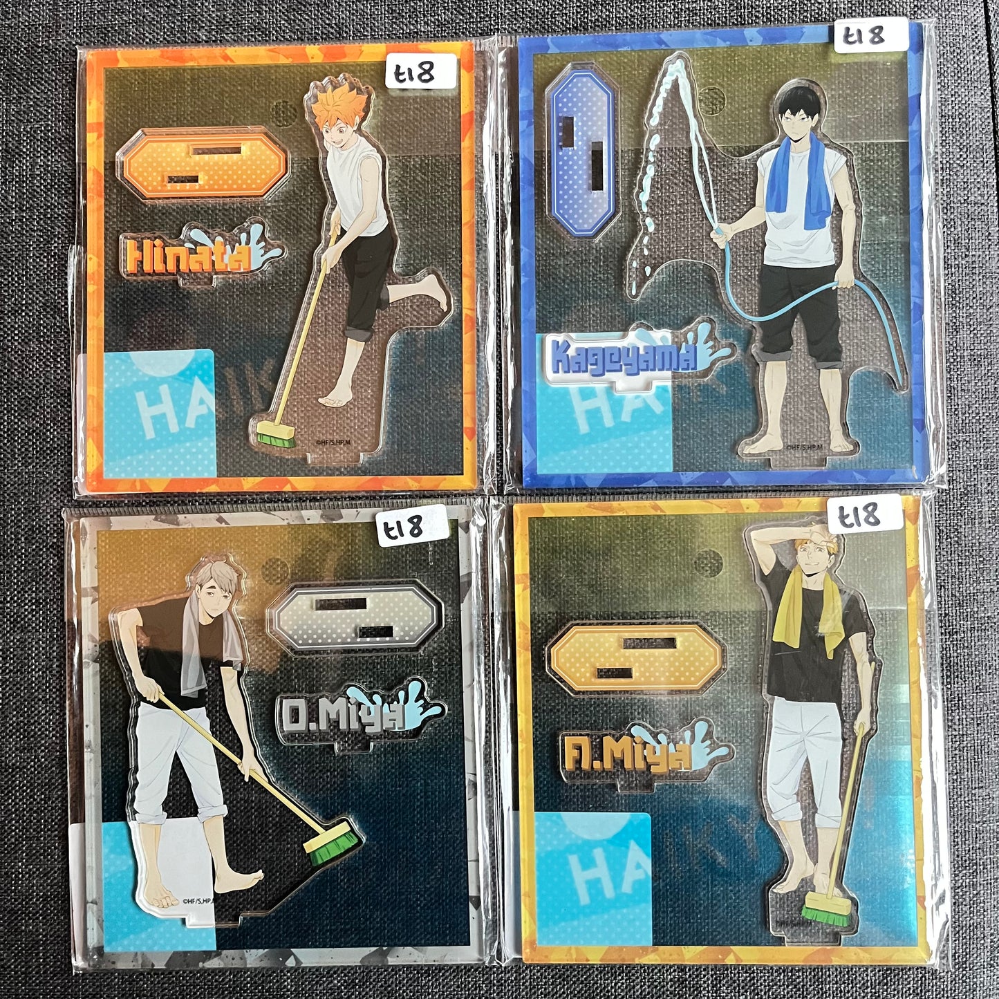 Haikyuu ‘Cleaning’ Acrylic Standees