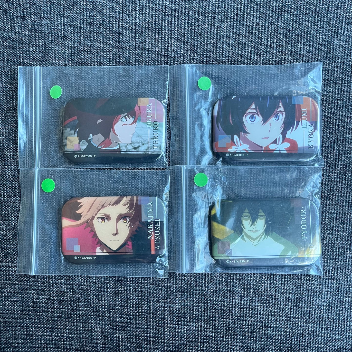 Bungou Stray Dogs Season 4 Rectangle Scene Badges