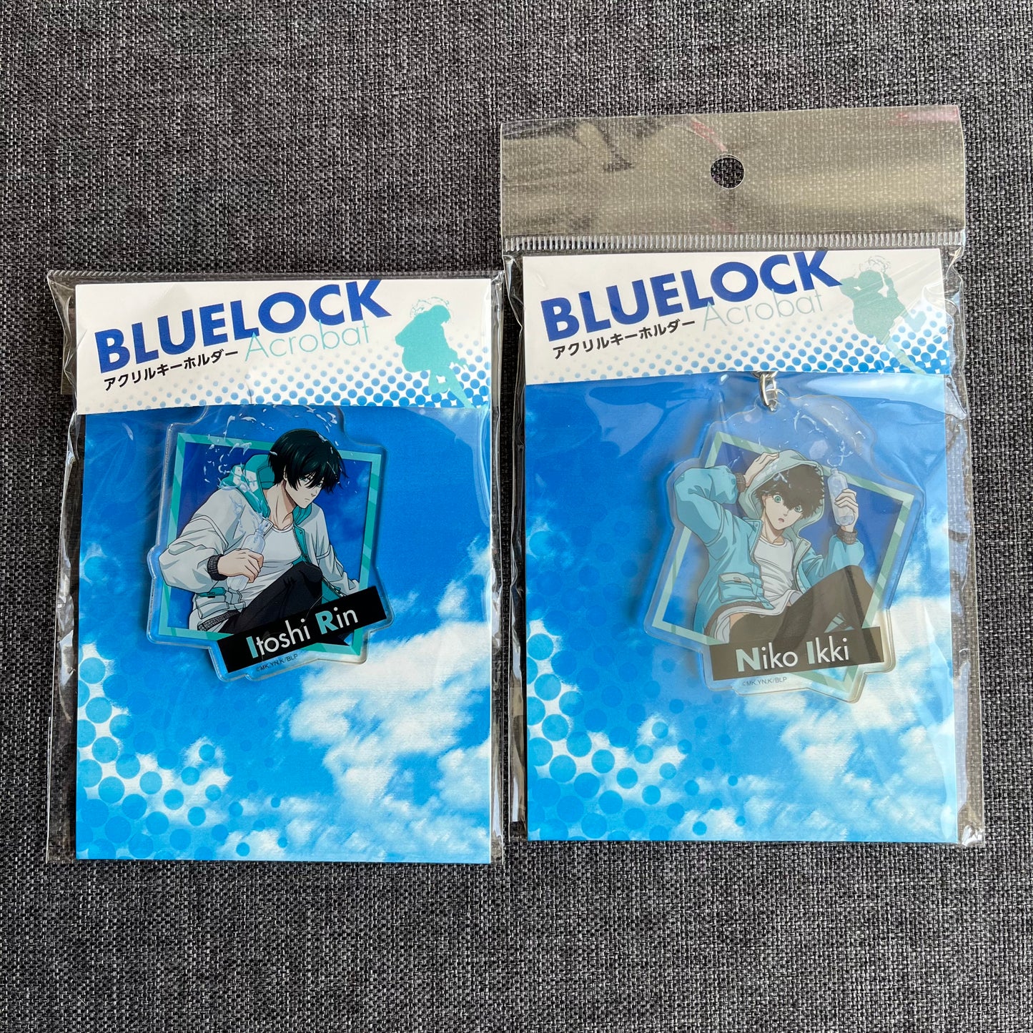 Blue Lock ‘Water Art’ Acrylic Charm