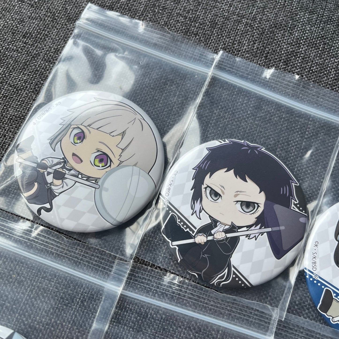 Bungou Stray Dogs Lollipop Badges
