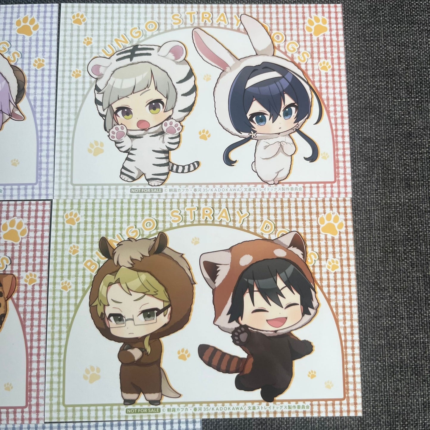 Bungou Stray Dogs Animal Onesie / Zoo Postcards