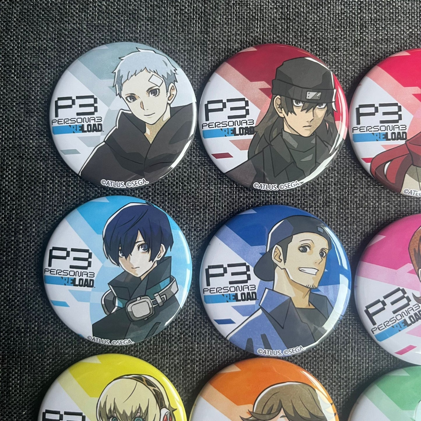 Persona 3 Reload Casual Outfit Badges