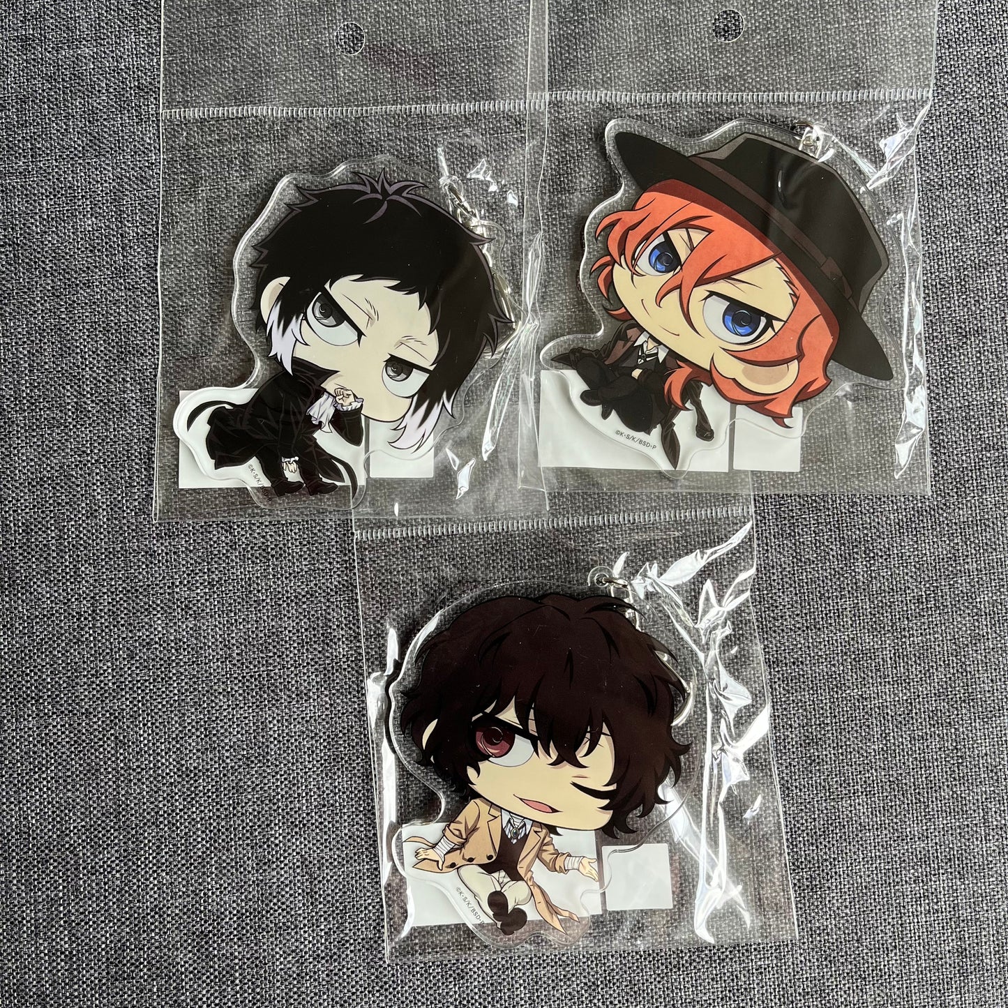 Bungou Stray Dogs Chibi Bean Style Large Acrylic Charm