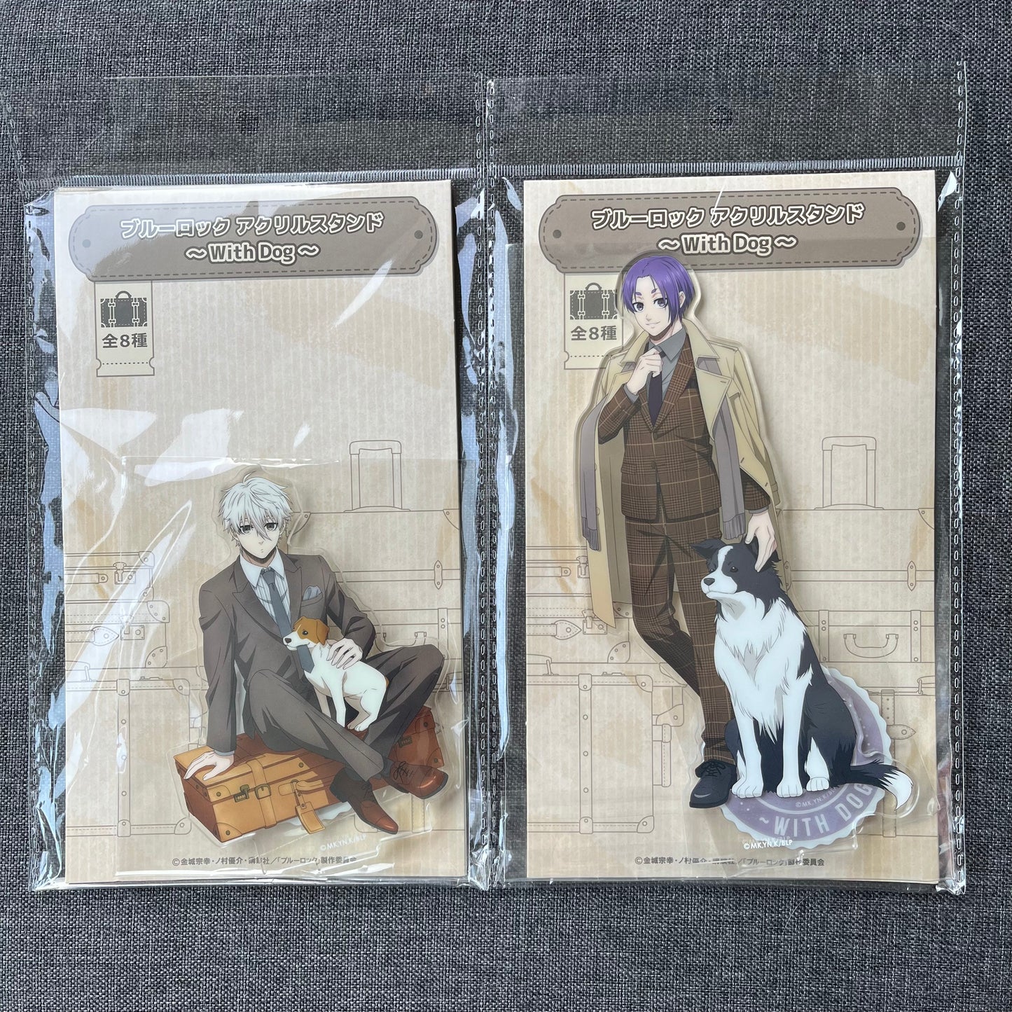 Blue Lock With Dog Acrylic Standees