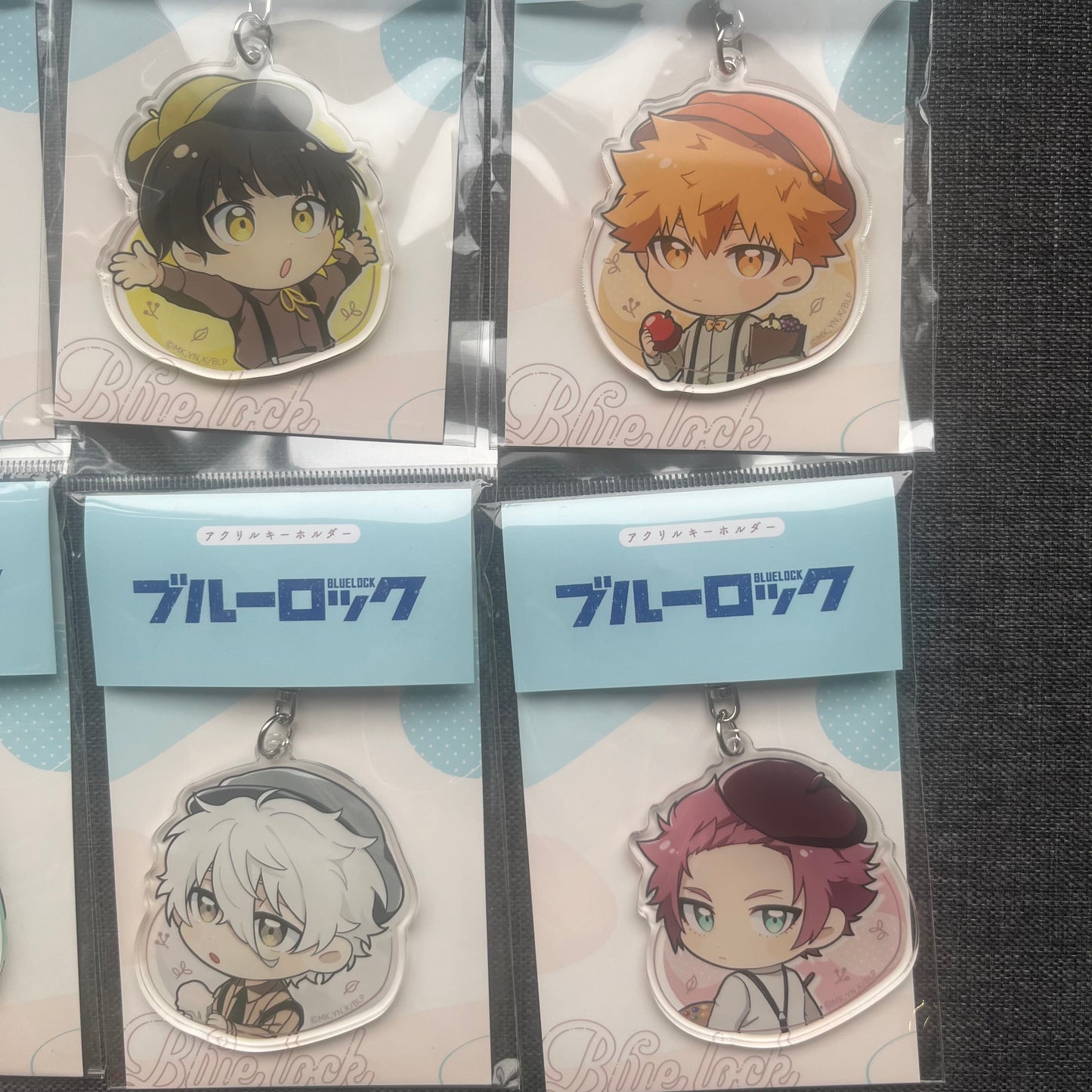 Blue Lock Beret Acrylic Charms