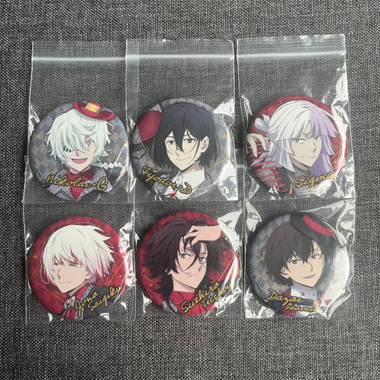 Bungou Stray Dogs x Red Tokyo Tower Badges