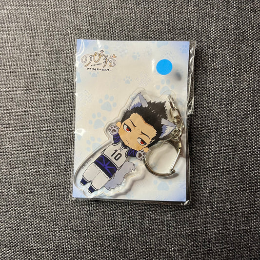 Blue Lock Barou Cat Acrylic Charm