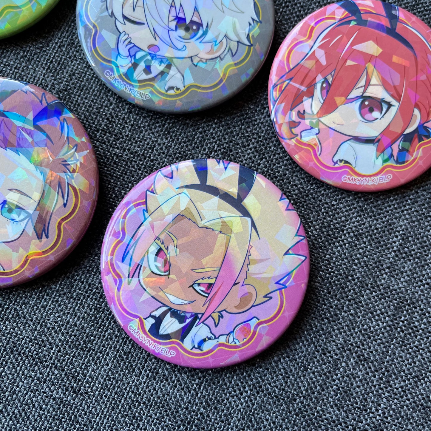 Blue Lock Holographic Bunny Suit Badges