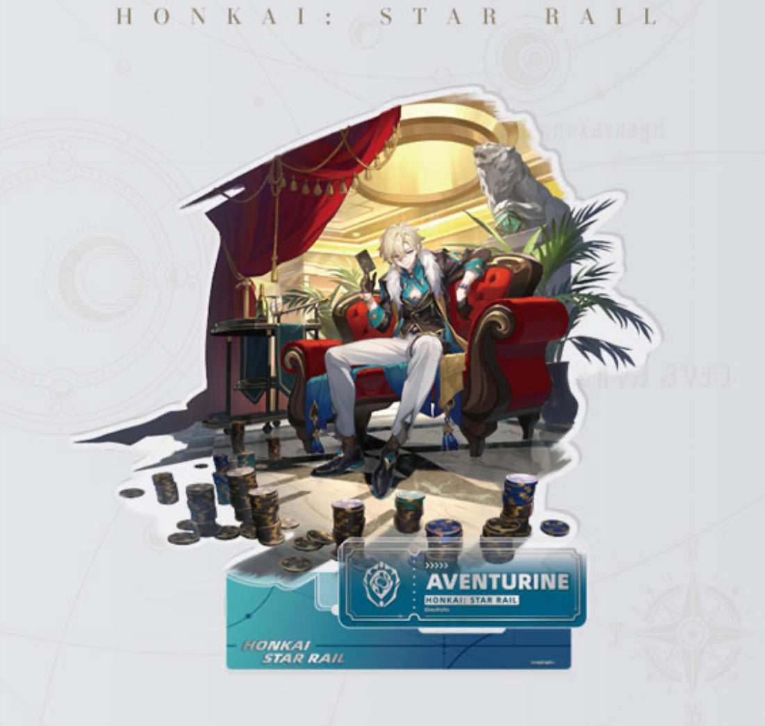 PREORDER Honkai Star Rail Aventurine Acrylic Standee