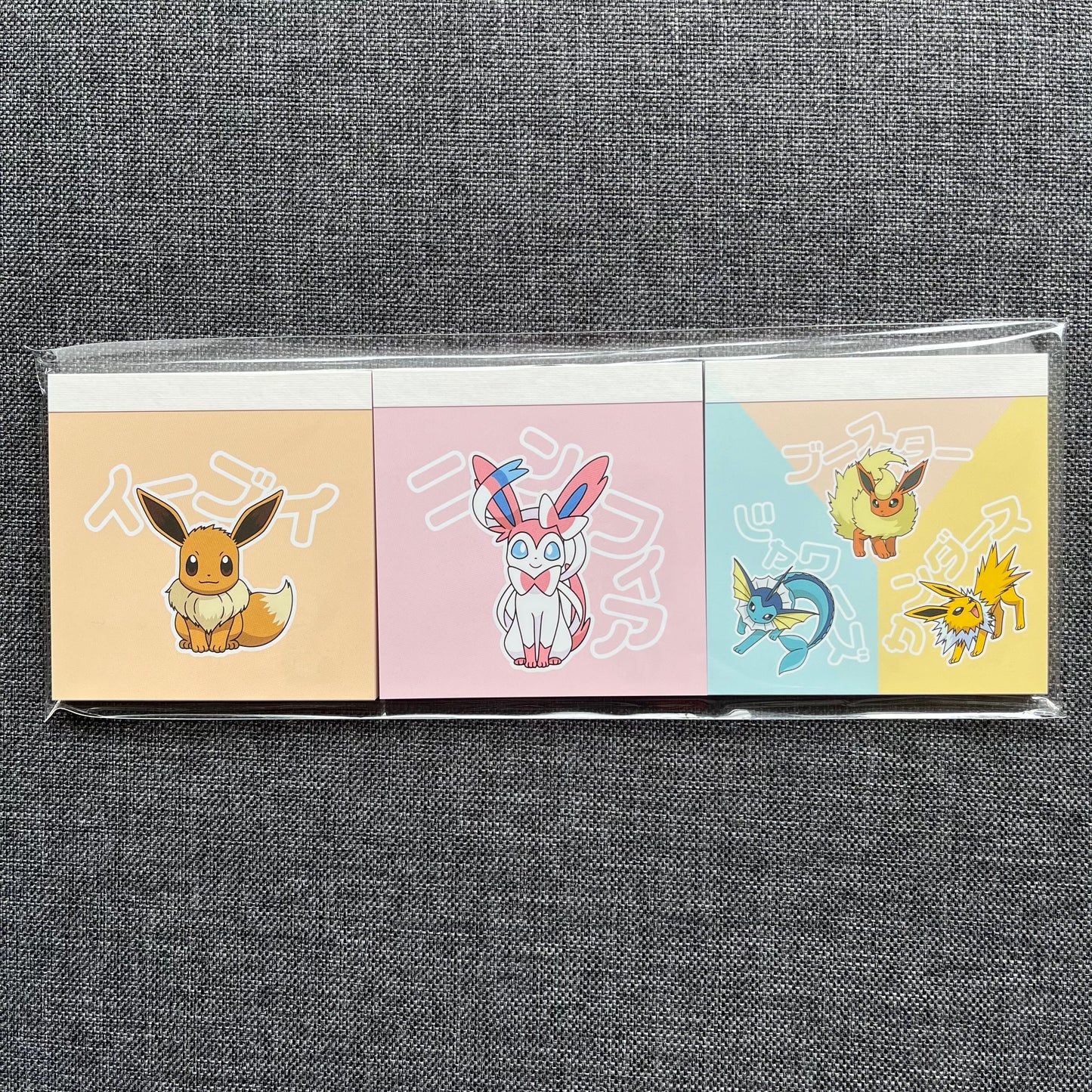 Pokémon Mini Notepads (Set of 3) Eeveelutions