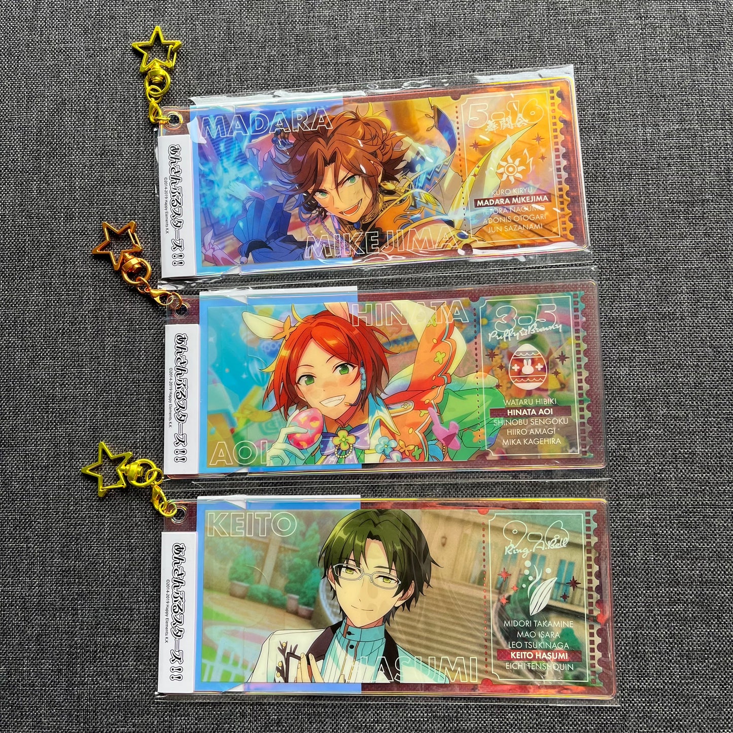 Enstars Holographic Character Ticket Charm