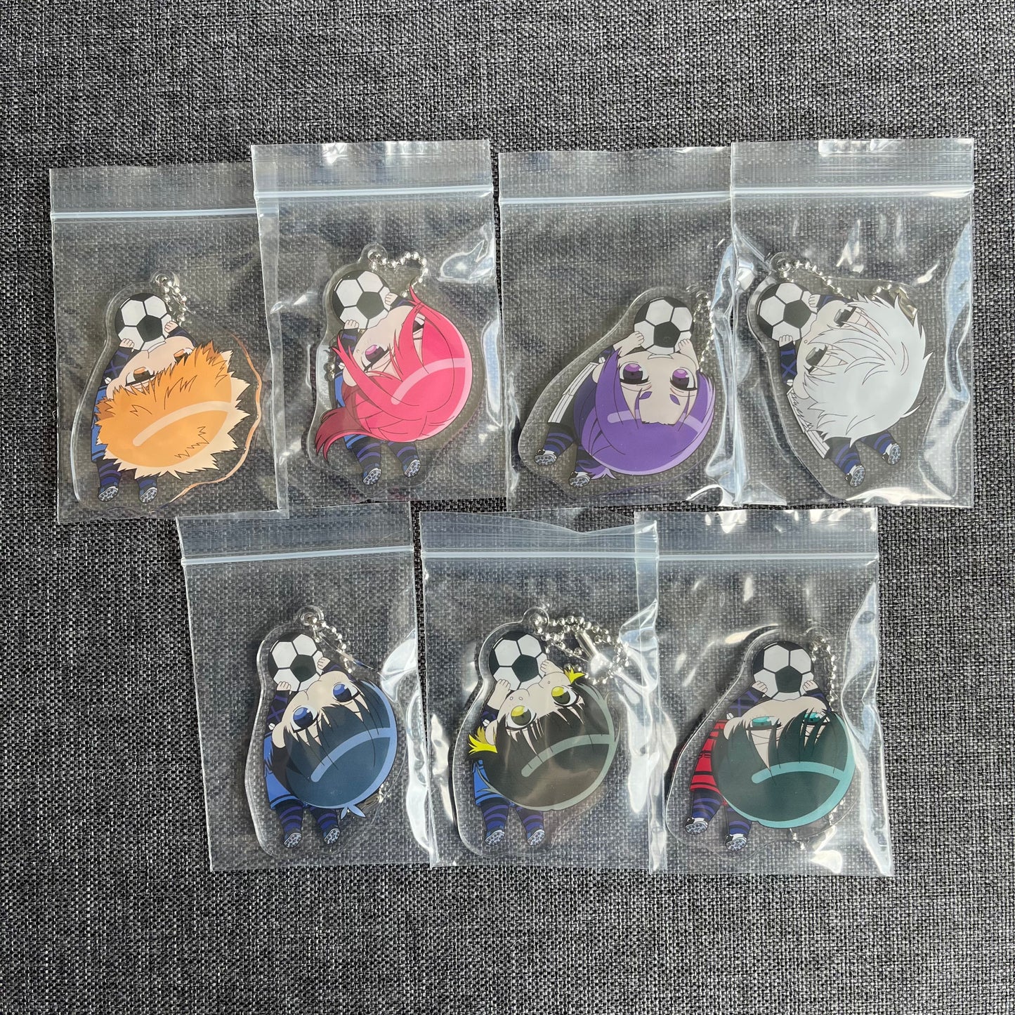 Blue Lock Snack Acrylic Charms