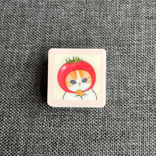 Mofusand Tomato Head Small Acrylic Clip
