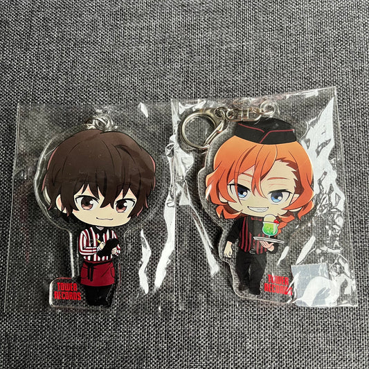 Bungou Stray Dogs Tower Records Acrylic Charms