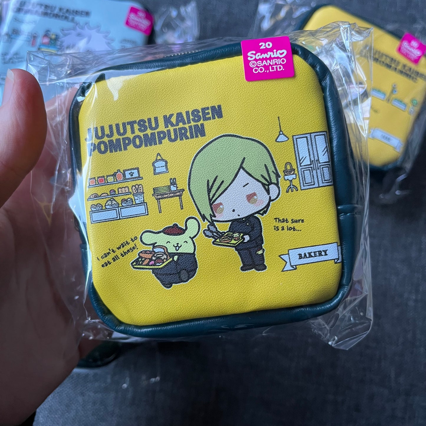 Jujustu Kaisen x Sanrio Mini Square Zip Pouch