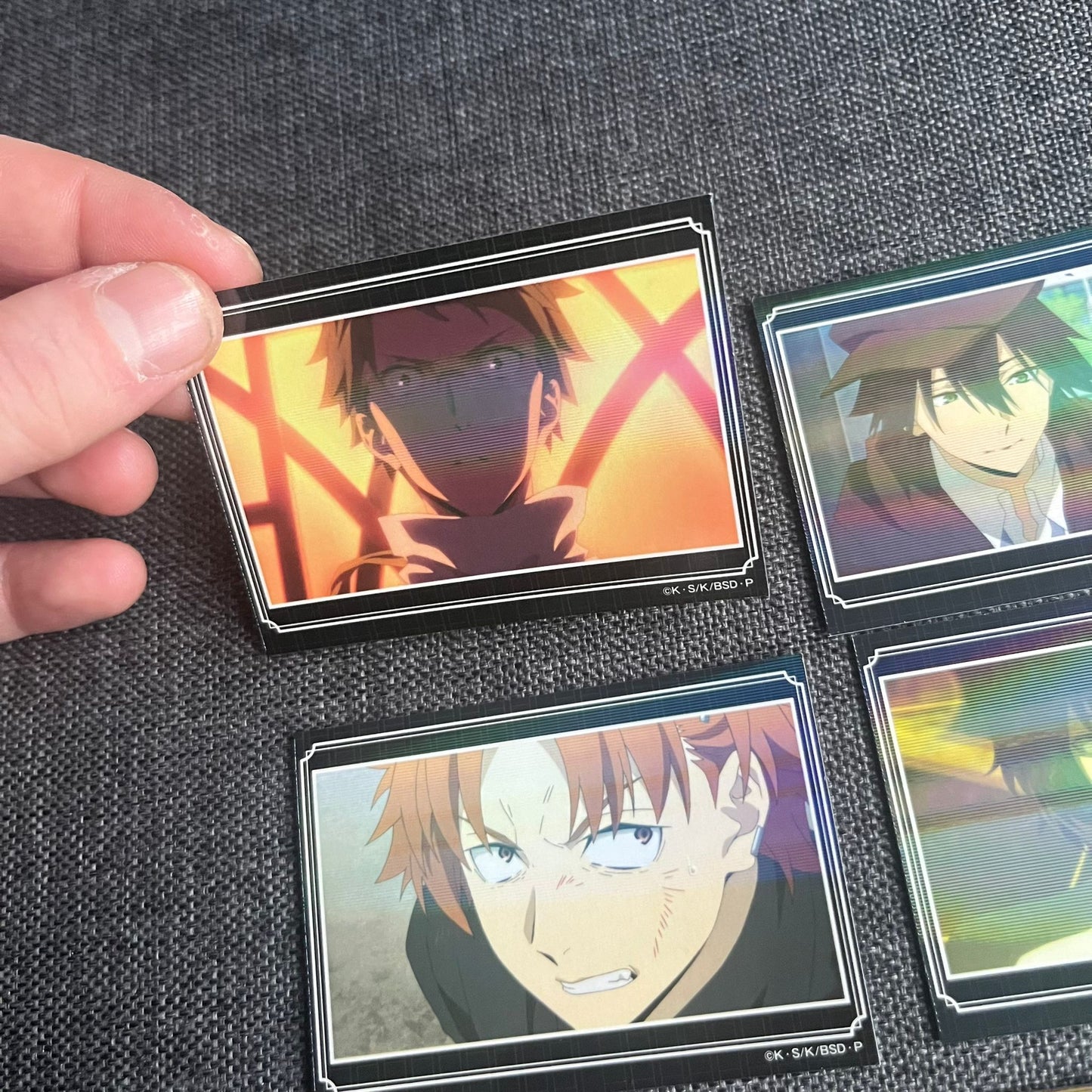 Bungou Stray Dogs Holographic Stickers