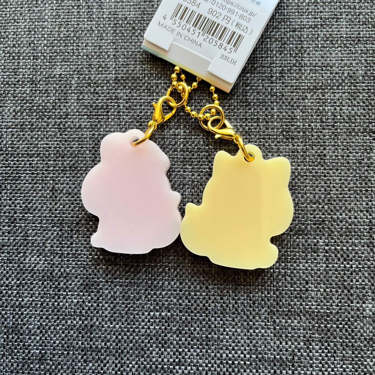 Calico Cat and Bunny Rabbit Magnetic Friendship Charms