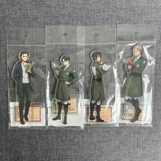 Attack On Titan Reading / Book Acrylic Standees