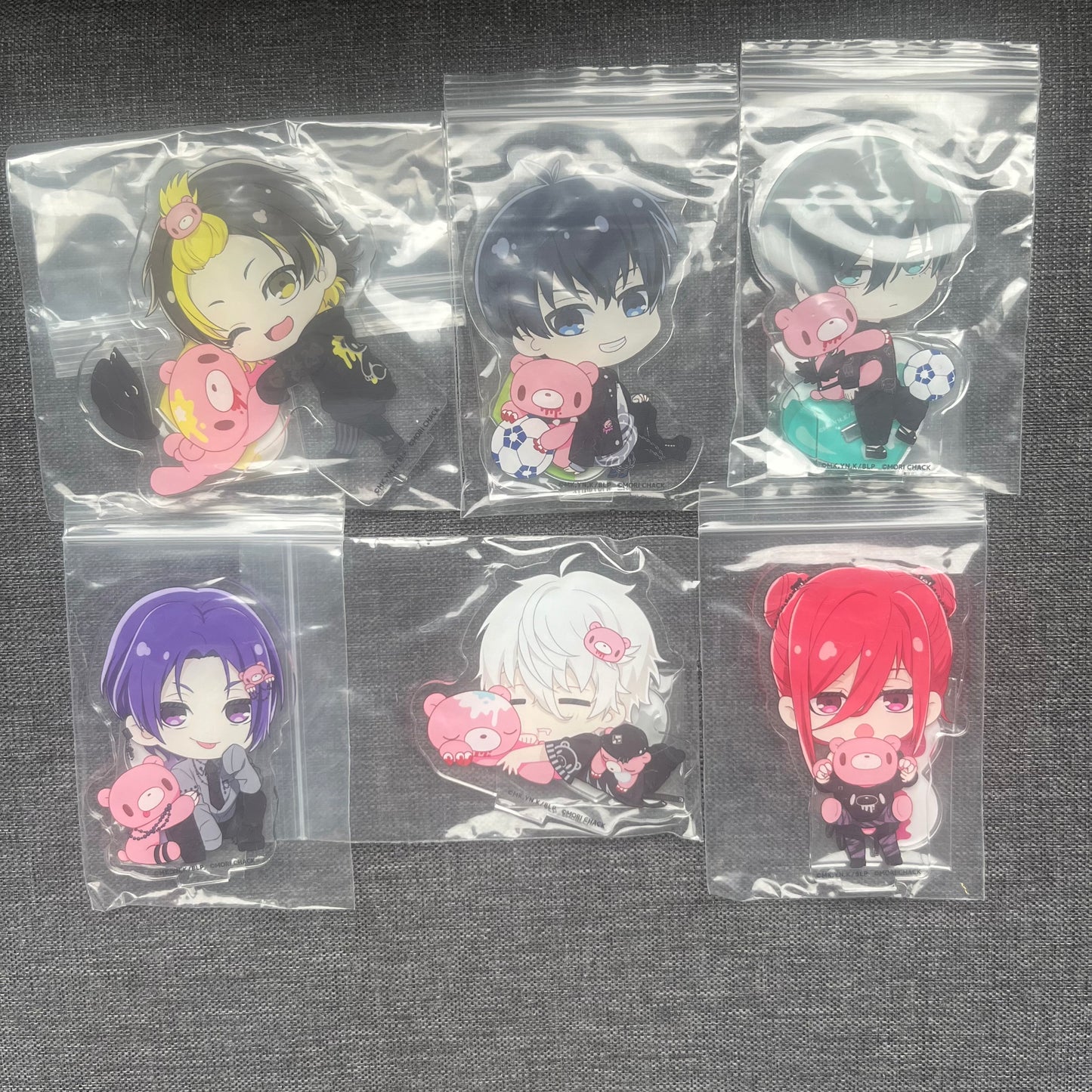 Blue Lock x Gloomy Bear Acrylic Standees