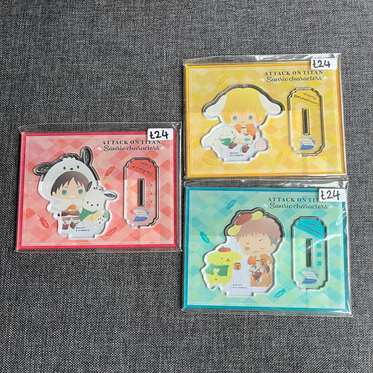 Attack On Titan Sanrio Acrylic Standees