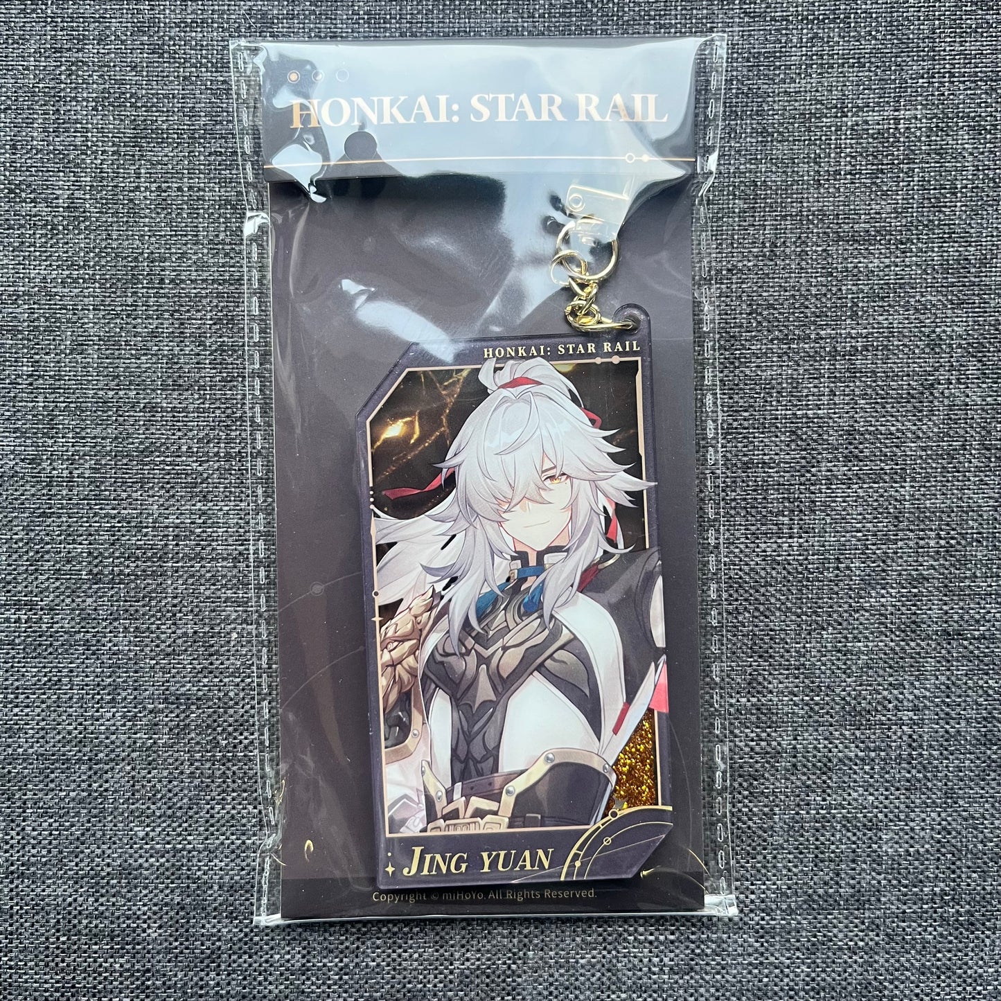 Honkai Star Rail Jing Yuan Glitter Acrylic Charm