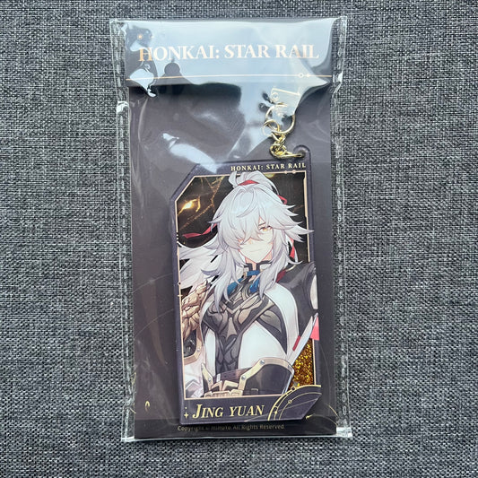 Honkai Star Rail Jing Yuan Glitter Acrylic Charm