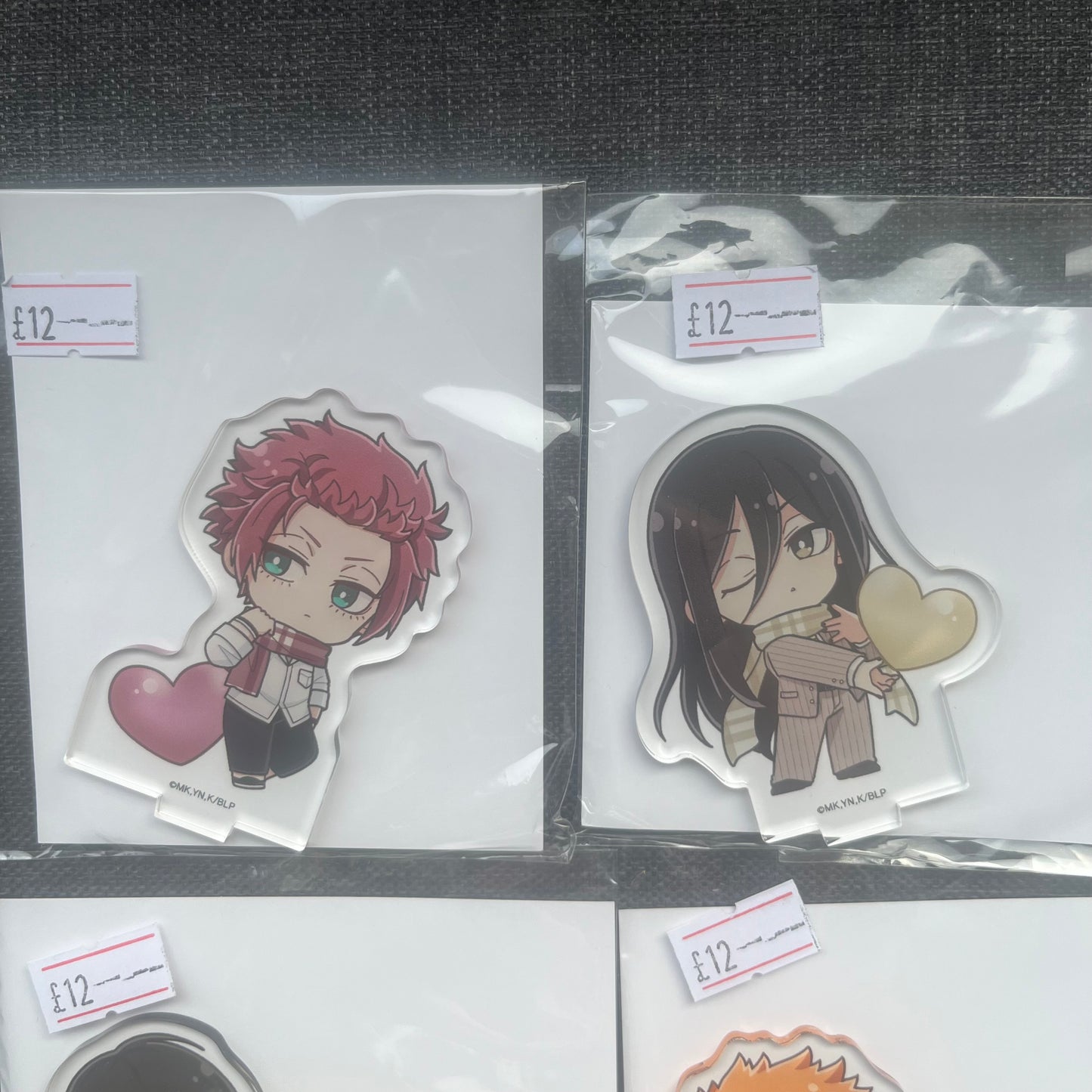 Blue Lock Heart Scarf Acrylic Standee