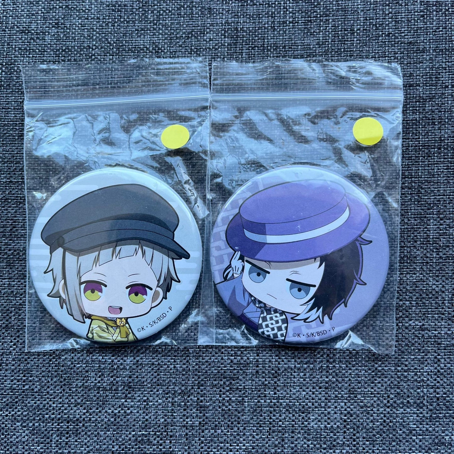 Bungou Stray Dogs Hat Badges
