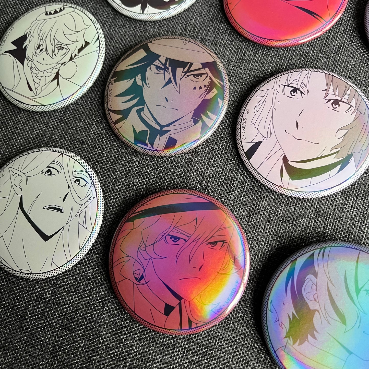 Bungou Stray Dogs Season 4/5 Holographic Badges