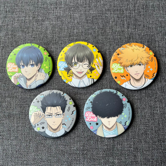 Blue Lock Colourful Badges