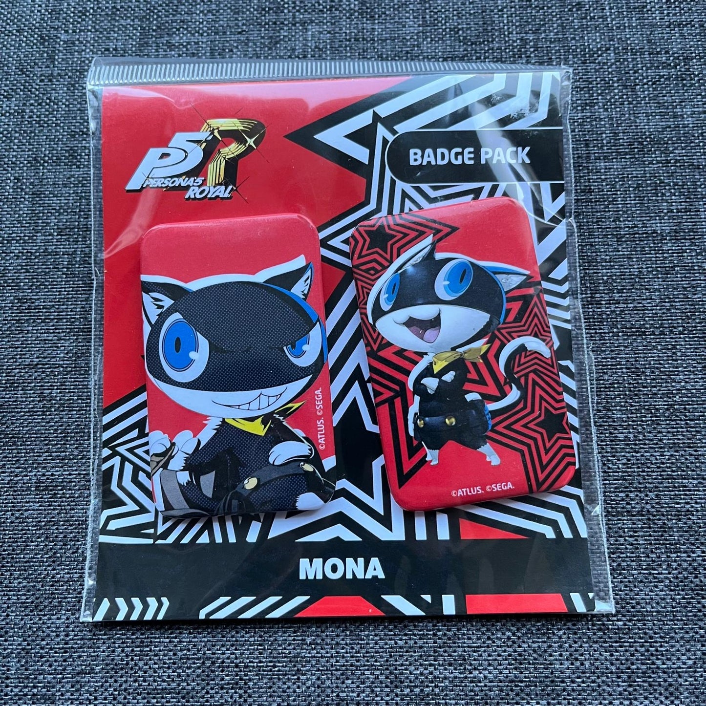 Persona 5 Royal Morgana / Mona Badge Pack