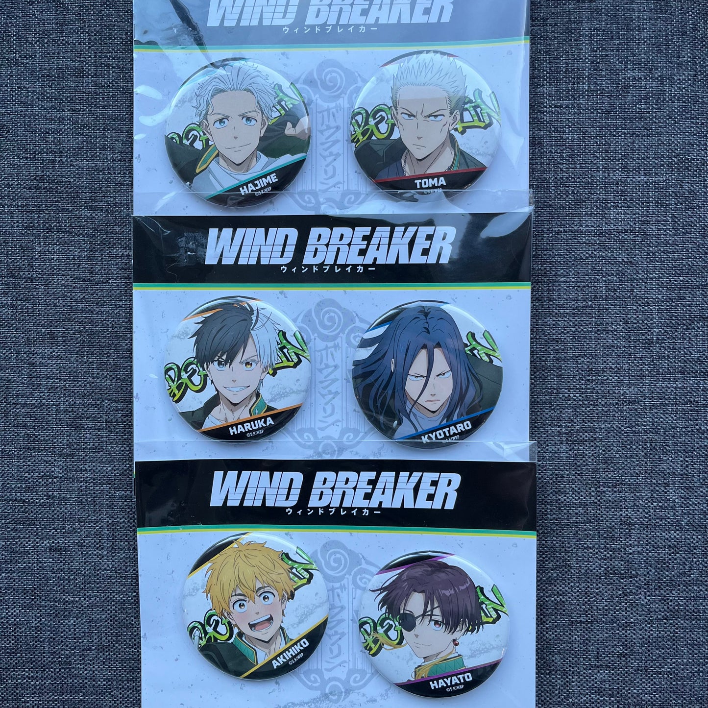 Wind Breaker Badges Sets
