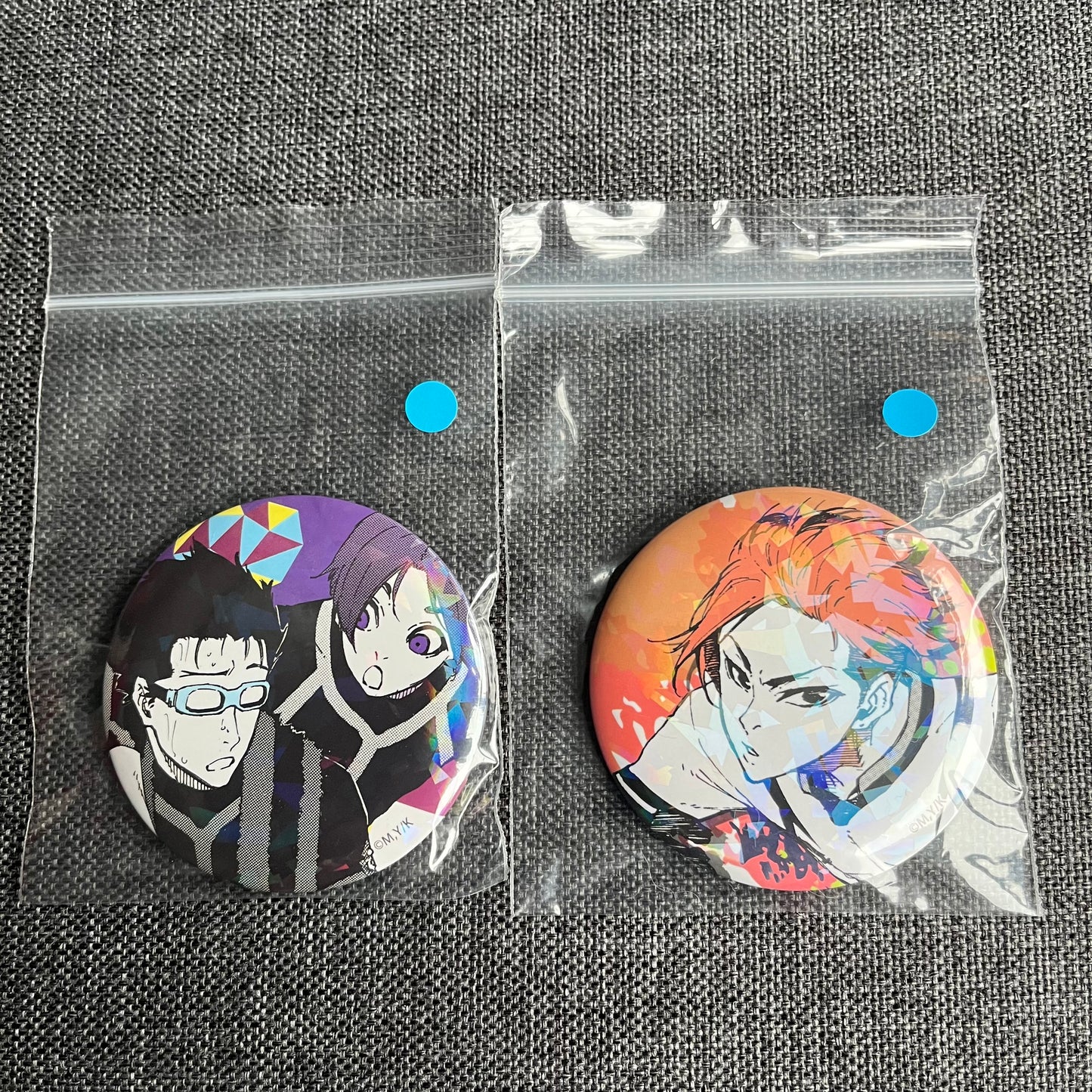 Blue Lock Holographic Badges