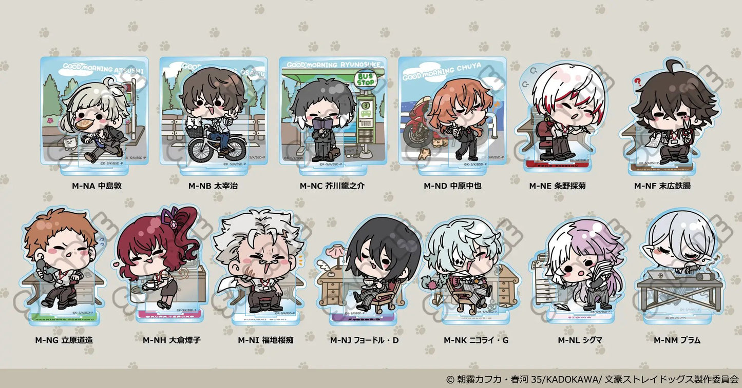 PREORDER Bungou Stray Dogs Skrunkly Acrylic Standees