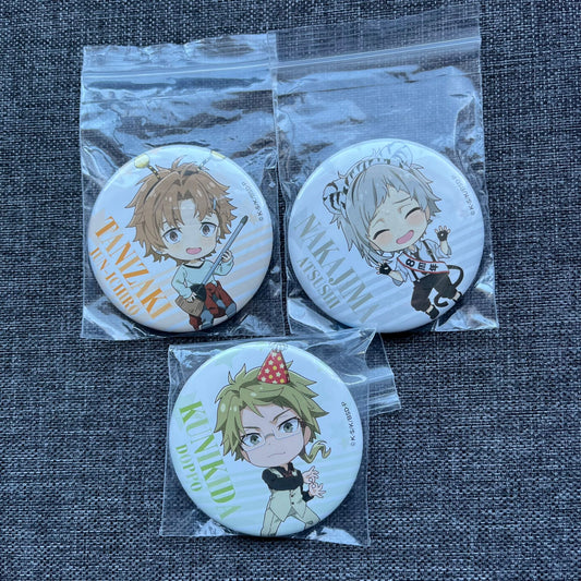 Bungou Stray Dogs 8th Anniversary Chibi Badges