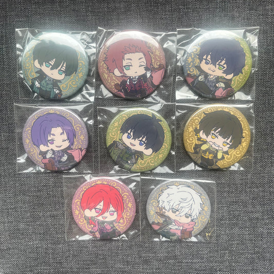 Blue Lock Vampire Chibi Badges