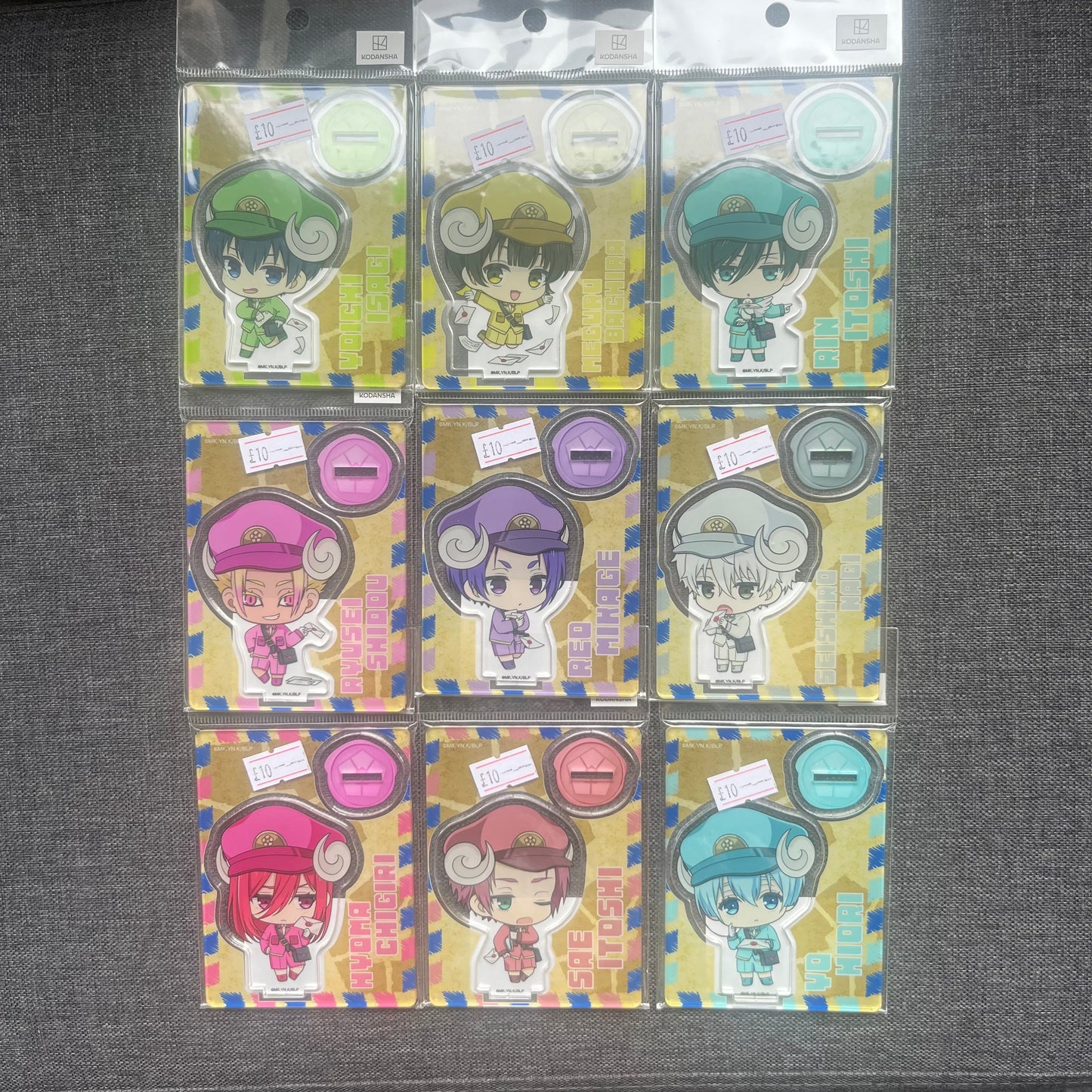 Blue Lock Mailman / Postman Acrylic Standees