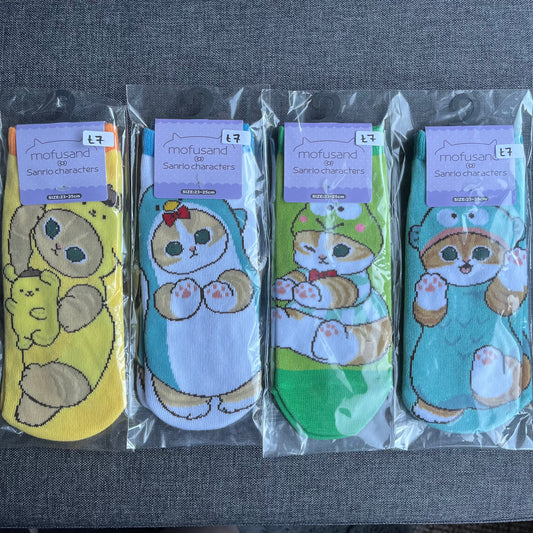 Mofusand x Sanrio Socks 23-25cm