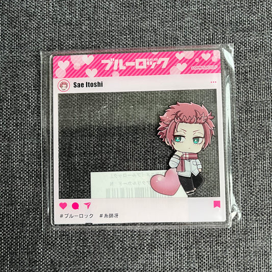 Blue Lock Sae Social Media Photo Acrylic Card