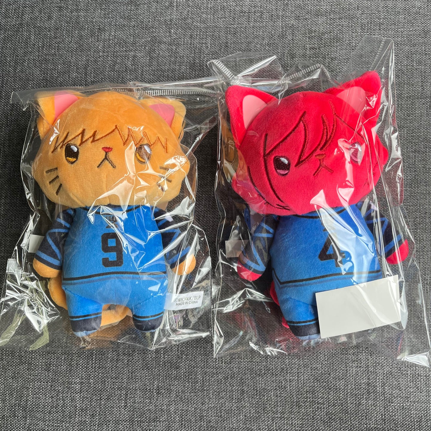 Blue Lock Cat Plush Mascots