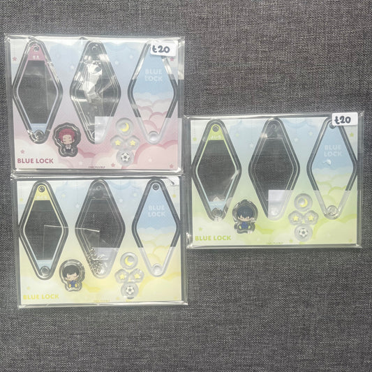 Blue Lock Shaker Charms