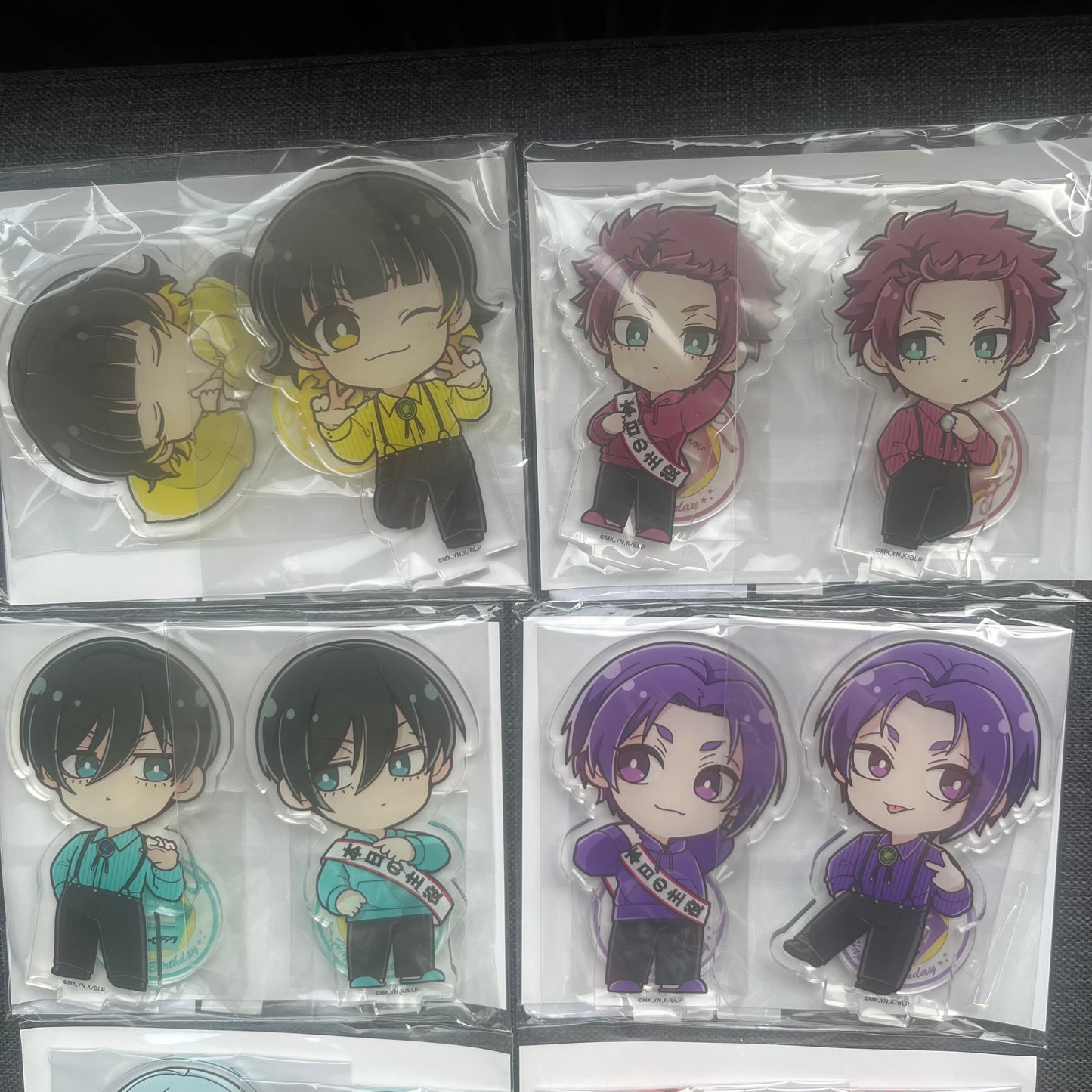 Blue Lock Birthday Acrylic Standee Sets