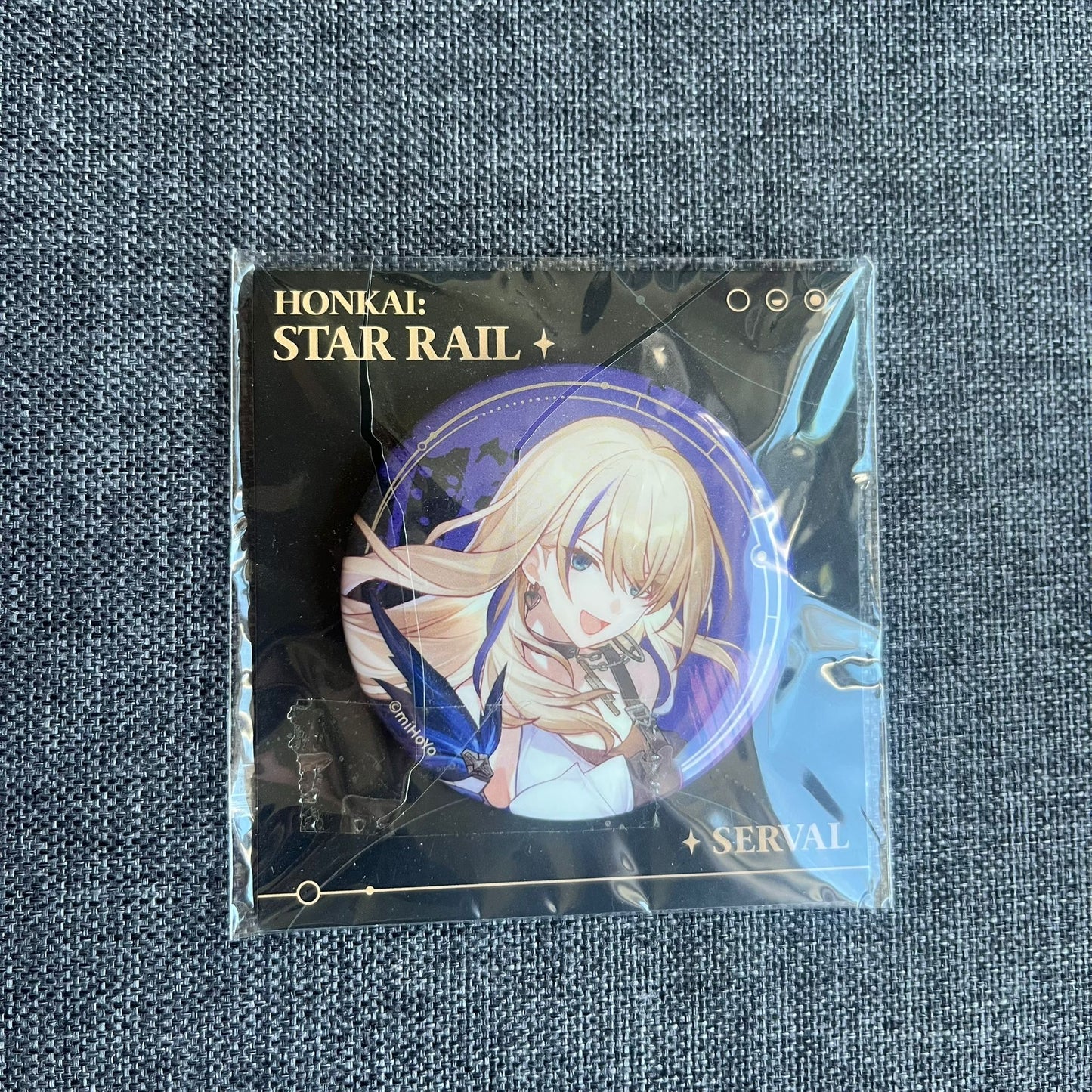 *DAMAGED PACKAGING* Honkai Star Rail Serval Circle Badge