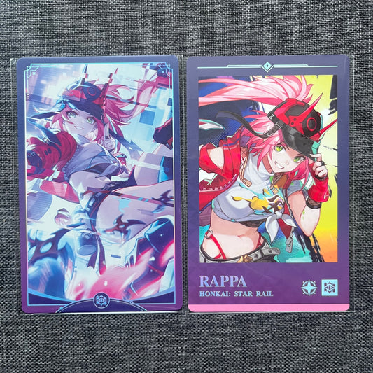 Honkai Star Rail Rappa Art Card Set