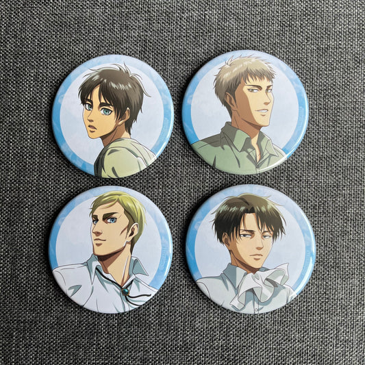 Attack On Titan Underwater Badges