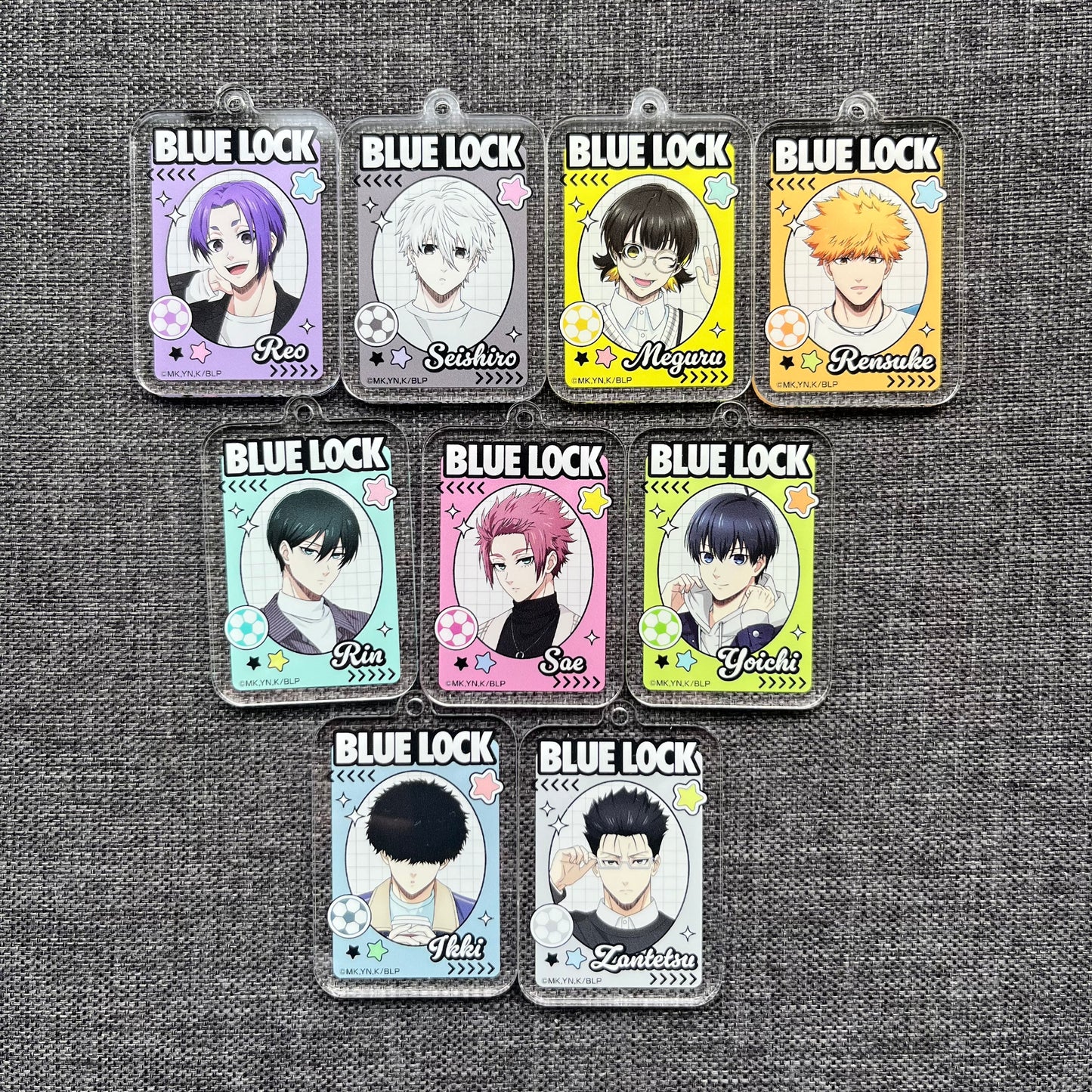 Blue Lock Casual Acrylic Charms