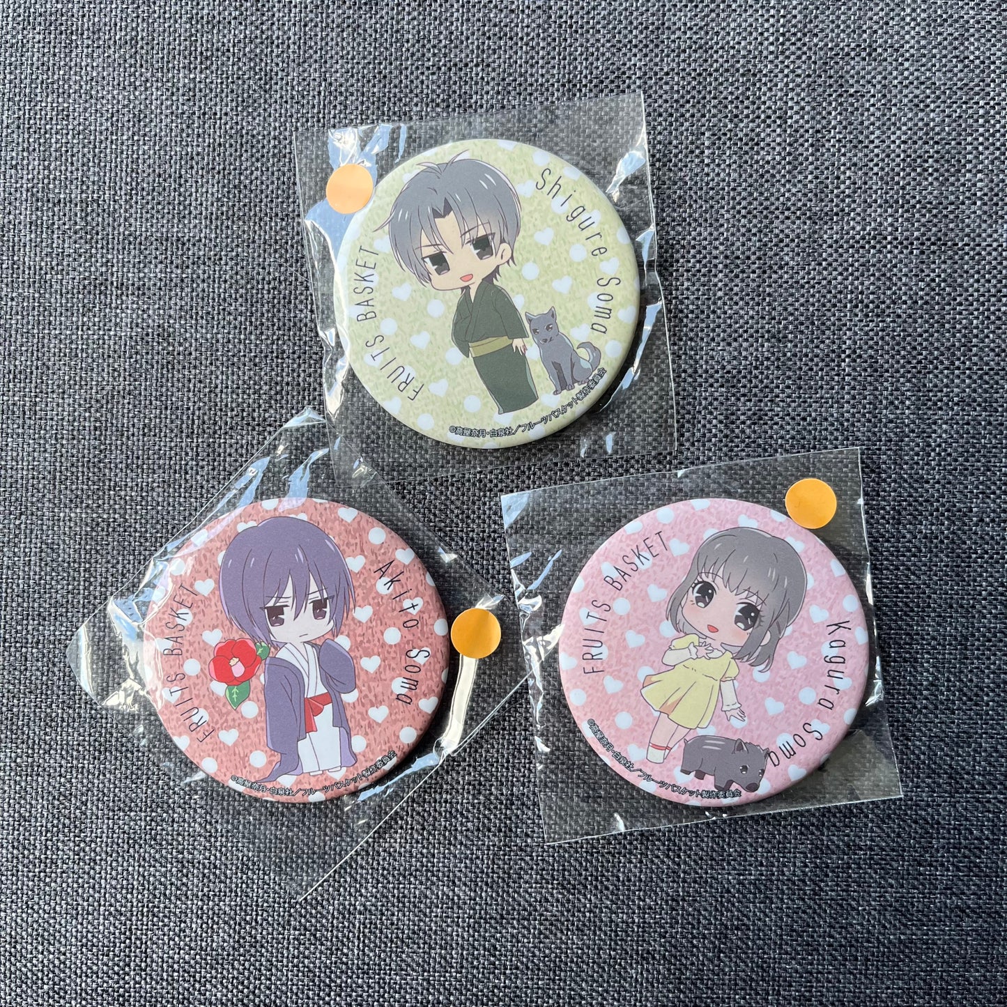 Fruits Basket Badges