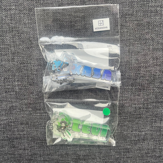 Attack On Titan Mikasa / Levi Acrylic Charms
