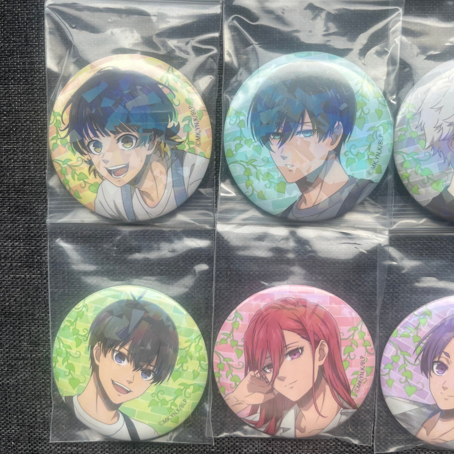 Blue Lock Curry Series Holographic Badges